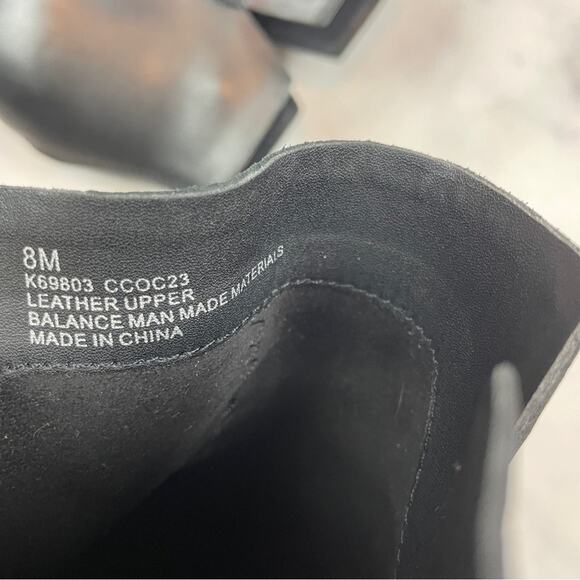 Kork-Ease Chandra Black Leather Ankle Booties - Picture 10 of 11